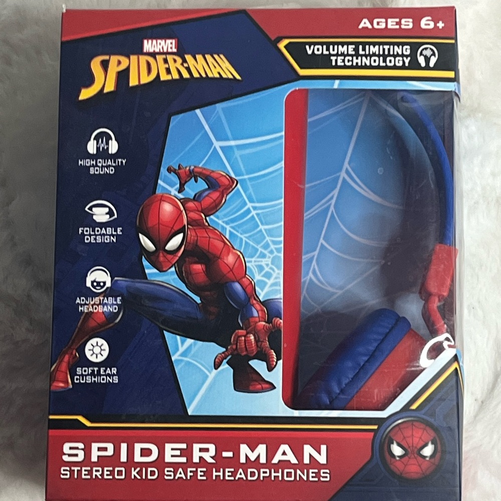 Marvel Spider-Man Blue and Red Kid Headphones